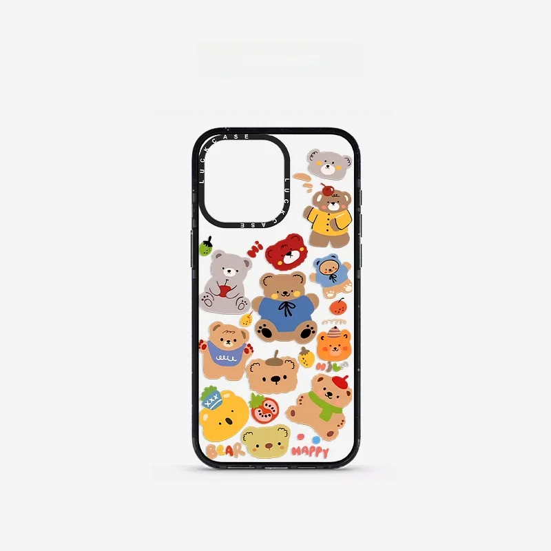 QX Cute Bear Transparent iPhone 15 pro Max Case Women's New 2024 High Quality Fashionable Cartoon Protective Cover
QX Cute Bear Transparent iPhone 15 pro Max Case Women's New 2024 High Quality Fashionable Cartoon Protective Cover