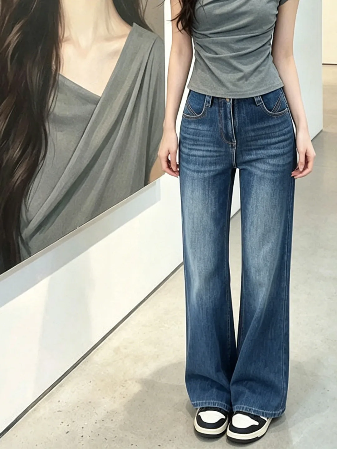 High Waist Bell Bottom Jeans Women's Summer Fashion Slim Fit Micro Flared Denim Pants High Waist Washed Elastic Drapey Slimmi...
High Waist Bell Bottom Jeans Women's Summer Fashion Slim Fit Micro Flared Denim Pants High Waist Washed Elastic Drapey Slimmi...