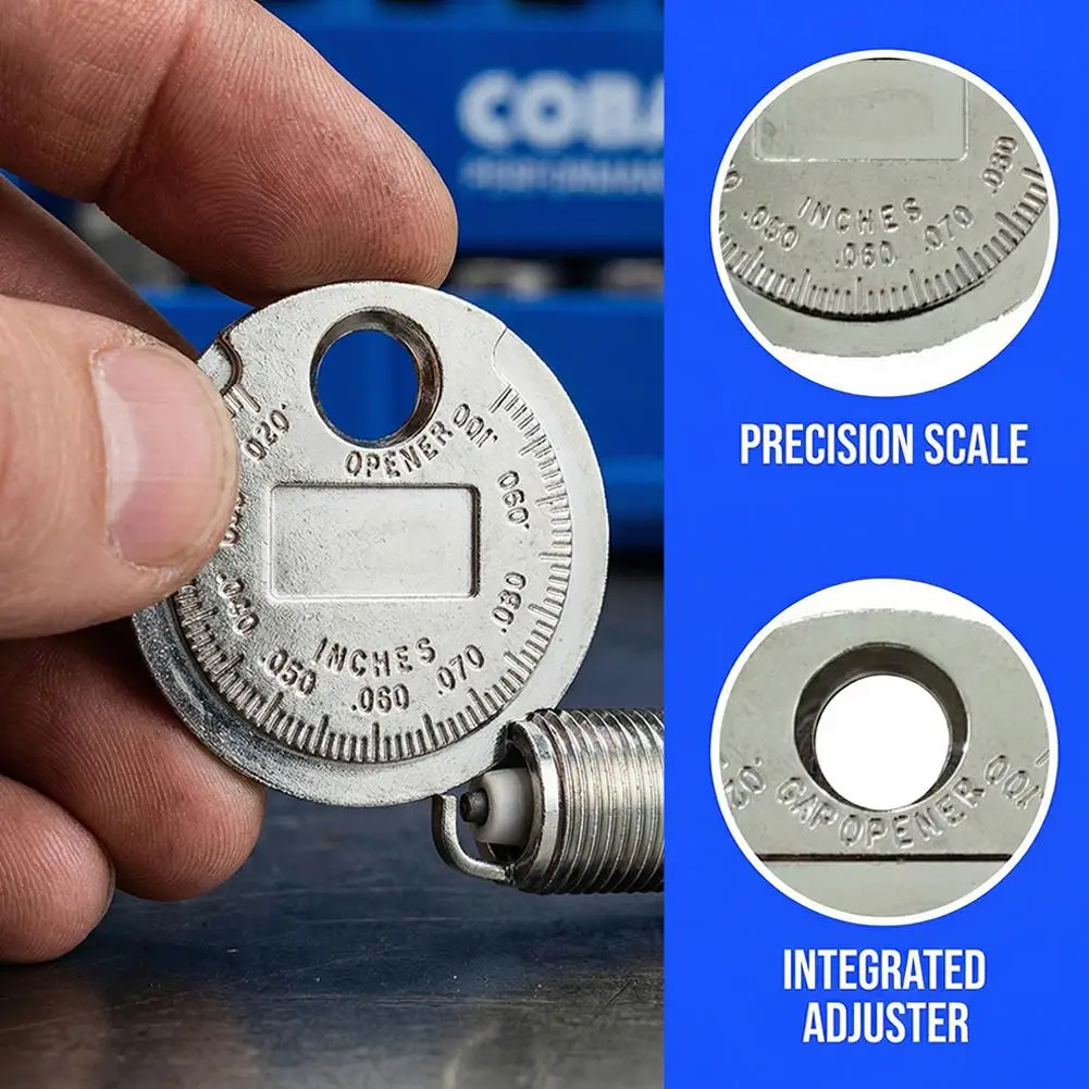 Spark Plug Gap Measurement Tool Coin Type Metric Coin Type Spark Plug Gauge 0.6-2.4 mm Range Spark Plug Gauge
Spark Plug Gap Measurement Tool Coin Type Metric Coin Type Spark Plug Gauge 0.6-2.4 mm Range Spark Plug Gauge