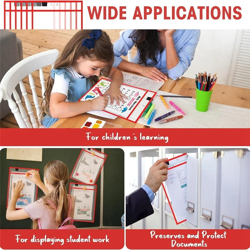 25PCS File Folders 24X32cm Work Note Holder Dry Erase Pockets For Teachers Work Classroom Organization Supplies
25PCS File Folders 24X32cm Work Note Holder Dry Erase Pockets For Teachers Work Classroom Organization Supplies