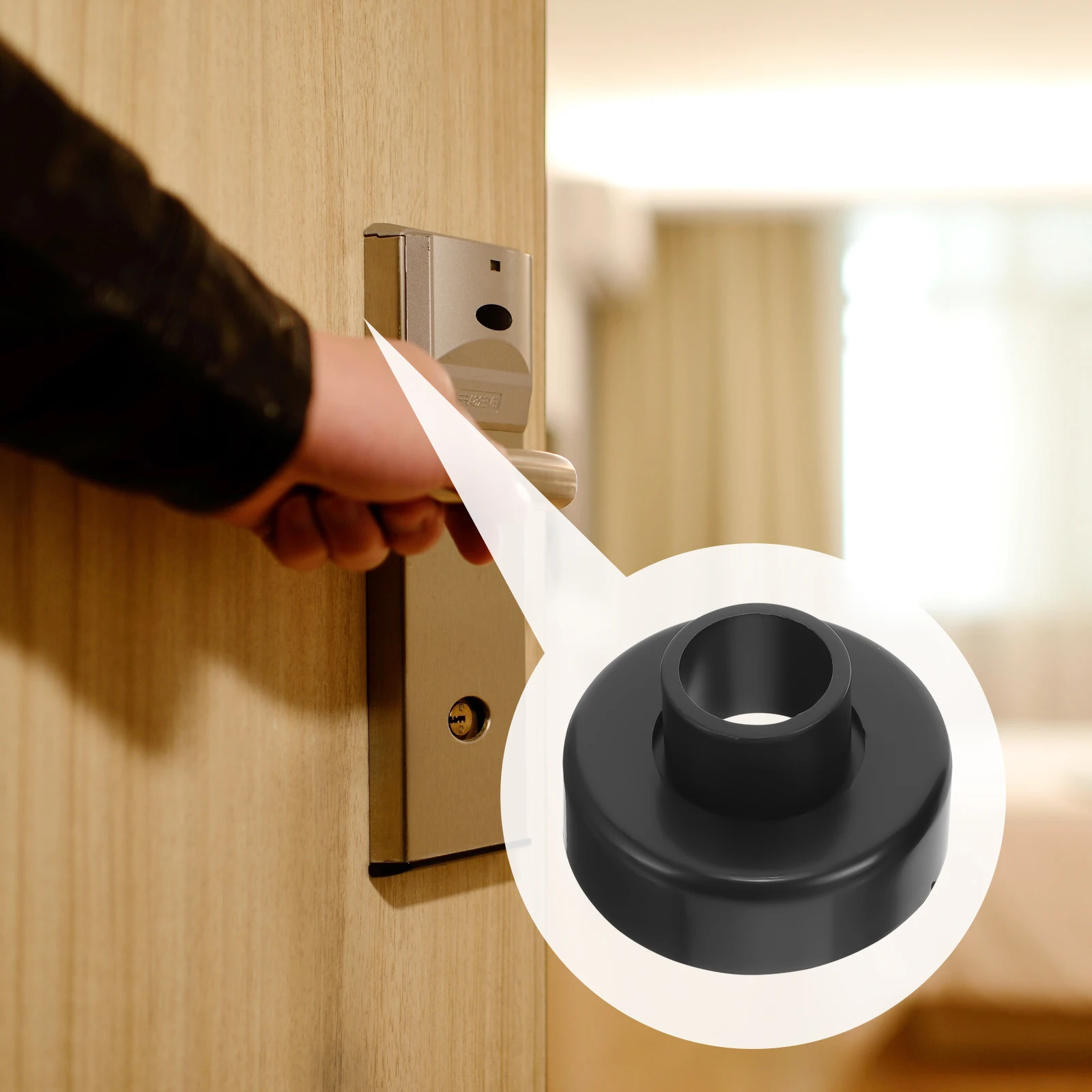 3 Pcs Door H Wall Protector Black Nylon Bumpers Water Resistant Easy Install Door Stoppers Wall Cover Baby Proofing
3 Pcs Door H Wall Protector Black Nylon Bumpers Water Resistant Easy Install Door Stoppers Wall Cover Baby Proofing