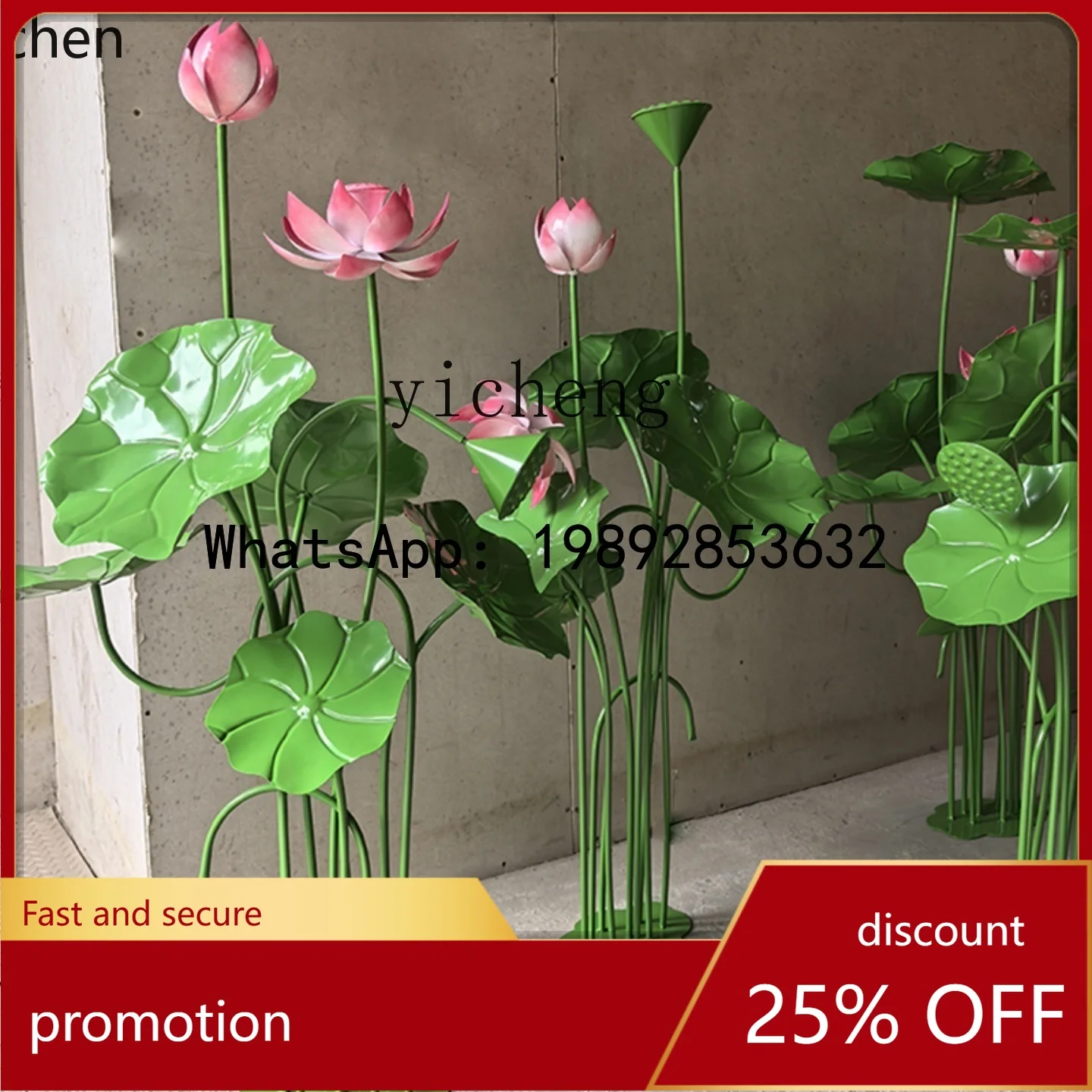 YFY Iron Art Colorful Lotus Leaf Ornament Outdoor Pond Water Feature Decoration Courtyard Landscape
YFY Iron Art Colorful Lotus Leaf Ornament Outdoor Pond Water Feature Decoration Courtyard Landscape