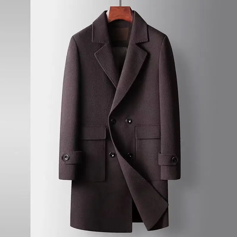 Осень/зима новое мужское шерстяное пальто двубортное средней длины утиный пух внутренняя майка утолщенное теплое шерстяное пальто шерстяное содержимое 70%
Осень/зима новое мужское шерстяное пальто двубортное средней длины утиный пух внутренняя майка утолщенное теплое шерстяное пальто шерстяное содержимое 70%