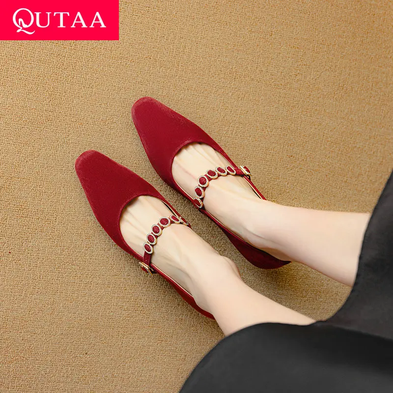 QUTAA 2025 Spring Fashion Women Pumps Shoes Elegant Chunky High Heels Mary Jane Round Toe Casual Party Shoes Office Woman 34-39
QUTAA 2025 Spring Fashion Women Pumps Shoes Elegant Chunky High Heels Mary Jane Round Toe Casual Party Shoes Office Woman 34-39
