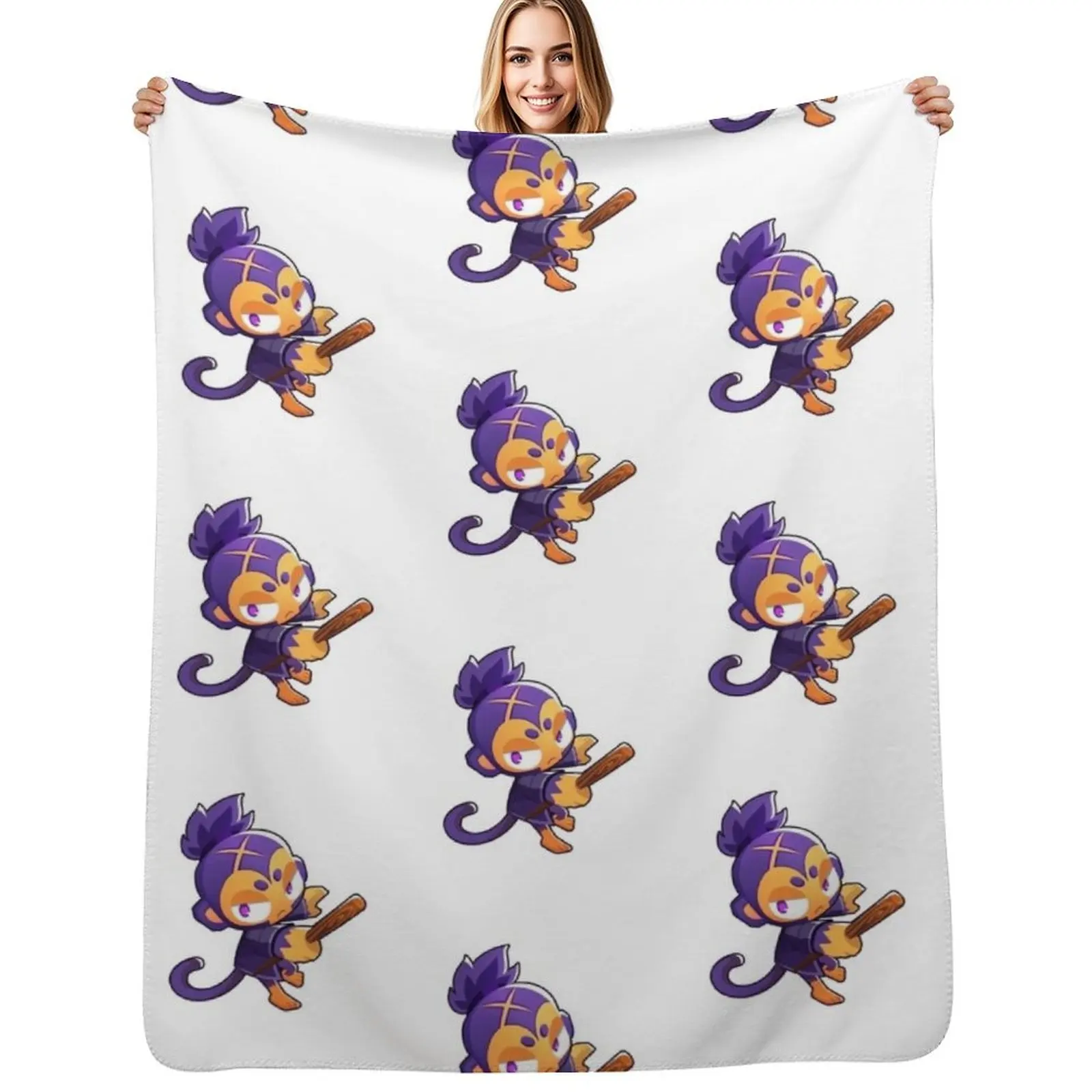 Dart Monkey TD 6 BTD6 Throw Blanket Warm Flannel Blanket for Couch Chair Bedroom
Dart Monkey TD 6 BTD6 Throw Blanket Warm Flannel Blanket for Couch Chair Bedroom