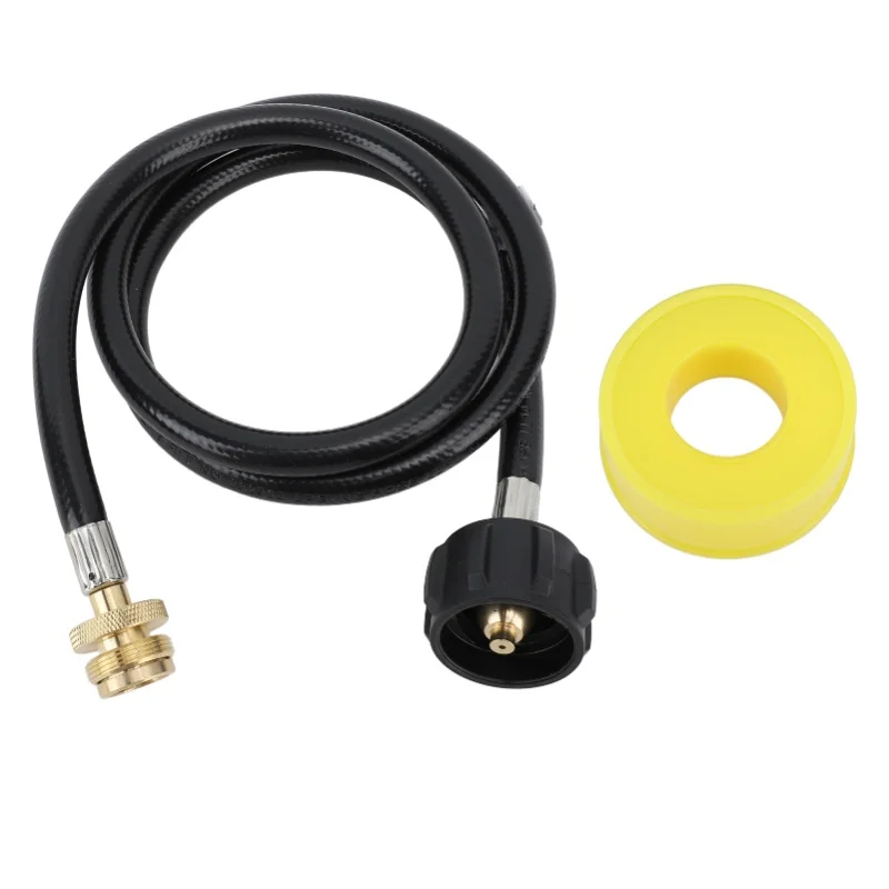 4ft Propane Adapter Hose 1lb To 20lb Propane Convert Hose With QCC1 Type Brass Connector For Gas Cylinder Grill Stoves
4ft Propane Adapter Hose 1lb To 20lb Propane Convert Hose With QCC1 Type Brass Connector For Gas Cylinder Grill Stoves