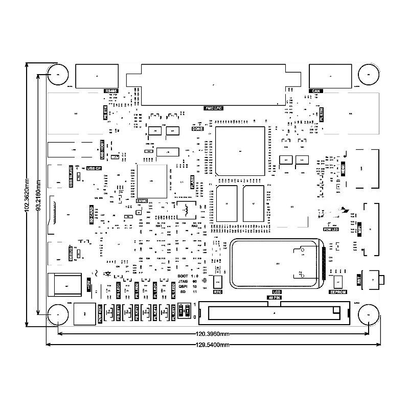 RK-ZYNQ7020-F Development Board FPGA FMC supports AD9361 daughter card
RK-ZYNQ7020-F Development Board FPGA FMC supports AD9361 daughter card