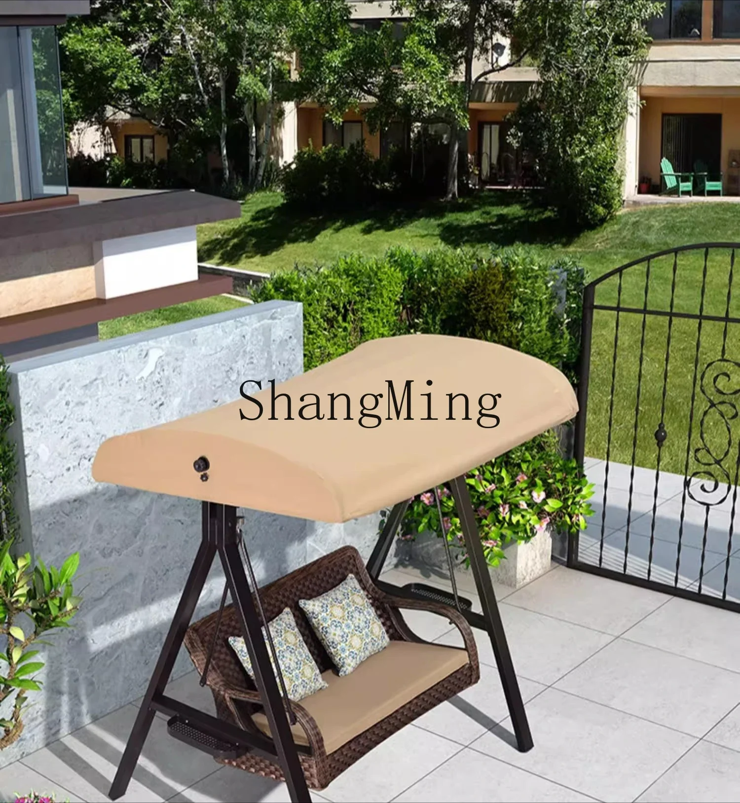 CL Rocking Chair Villa Double Outdoor Terrace Hanging Chair Wrought Iron Yard Swing Chair
CL Rocking Chair Villa Double Outdoor Terrace Hanging Chair Wrought Iron Yard Swing Chair