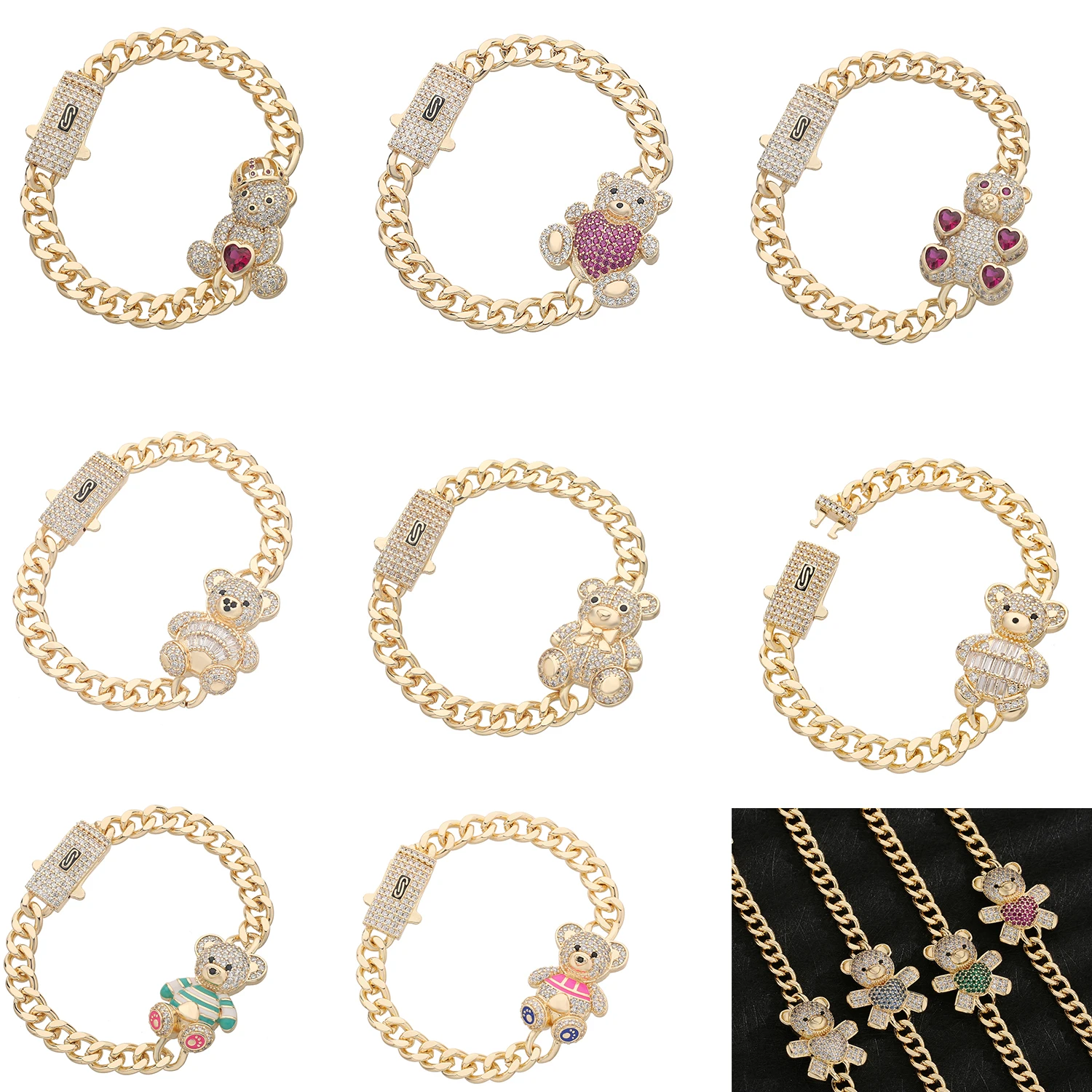 3D браслет с плюшевым мишкой, браслет для девочек, сделай сам, милая девушка, ювелирные изделия с датой покупок1
3D браслет с плюшевым мишкой, браслет для девочек, сделай сам, милая девушка, ювелирные изделия с датой покупок1