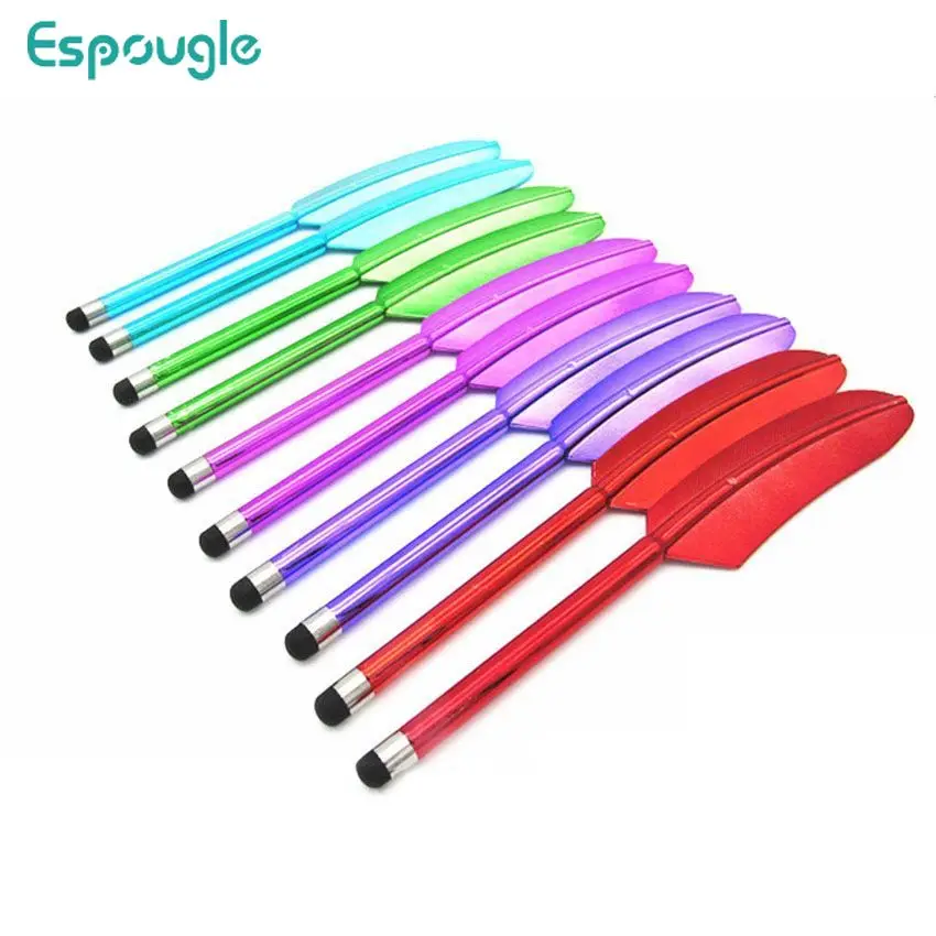 1000pcs/lot Feather Capacitive Stylus Touch Screen Pen For iPhone 5 4s 12 13 Samsung Galaxy S4 Tablet PC for Xiaomi
1000pcs/lot Feather Capacitive Stylus Touch Screen Pen For iPhone 5 4s 12 13 Samsung Galaxy S4 Tablet PC for Xiaomi