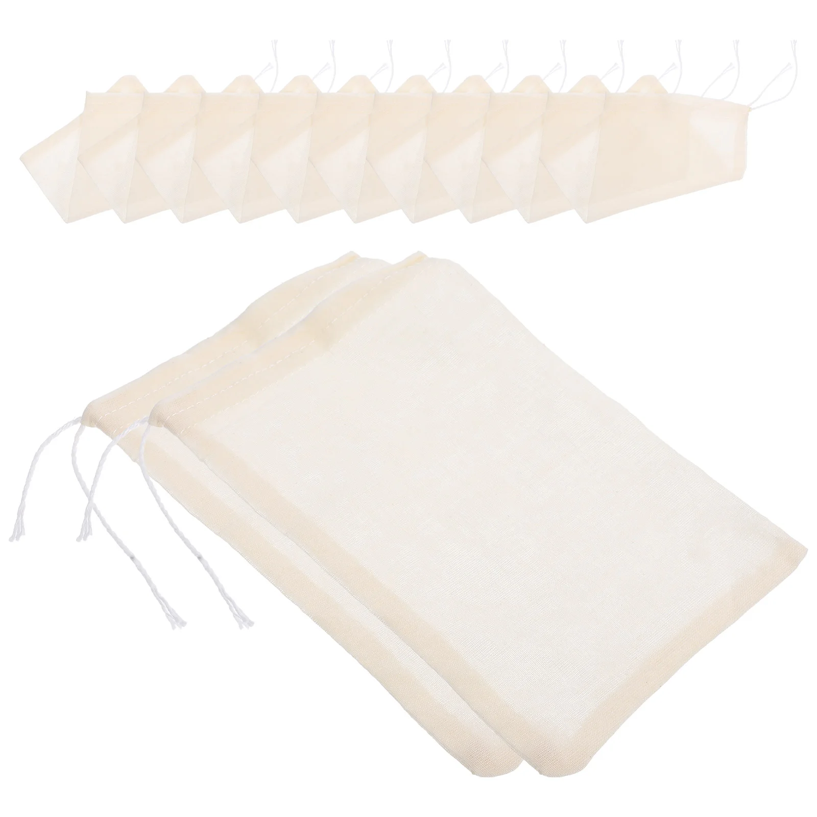 50 Pcs Bone Broth Gauze Bag Seasoning Drawstring Strainer Bags Pure Cotton Stew Sachets for Loose Tea
50 Pcs Bone Broth Gauze Bag Seasoning Drawstring Strainer Bags Pure Cotton Stew Sachets for Loose Tea