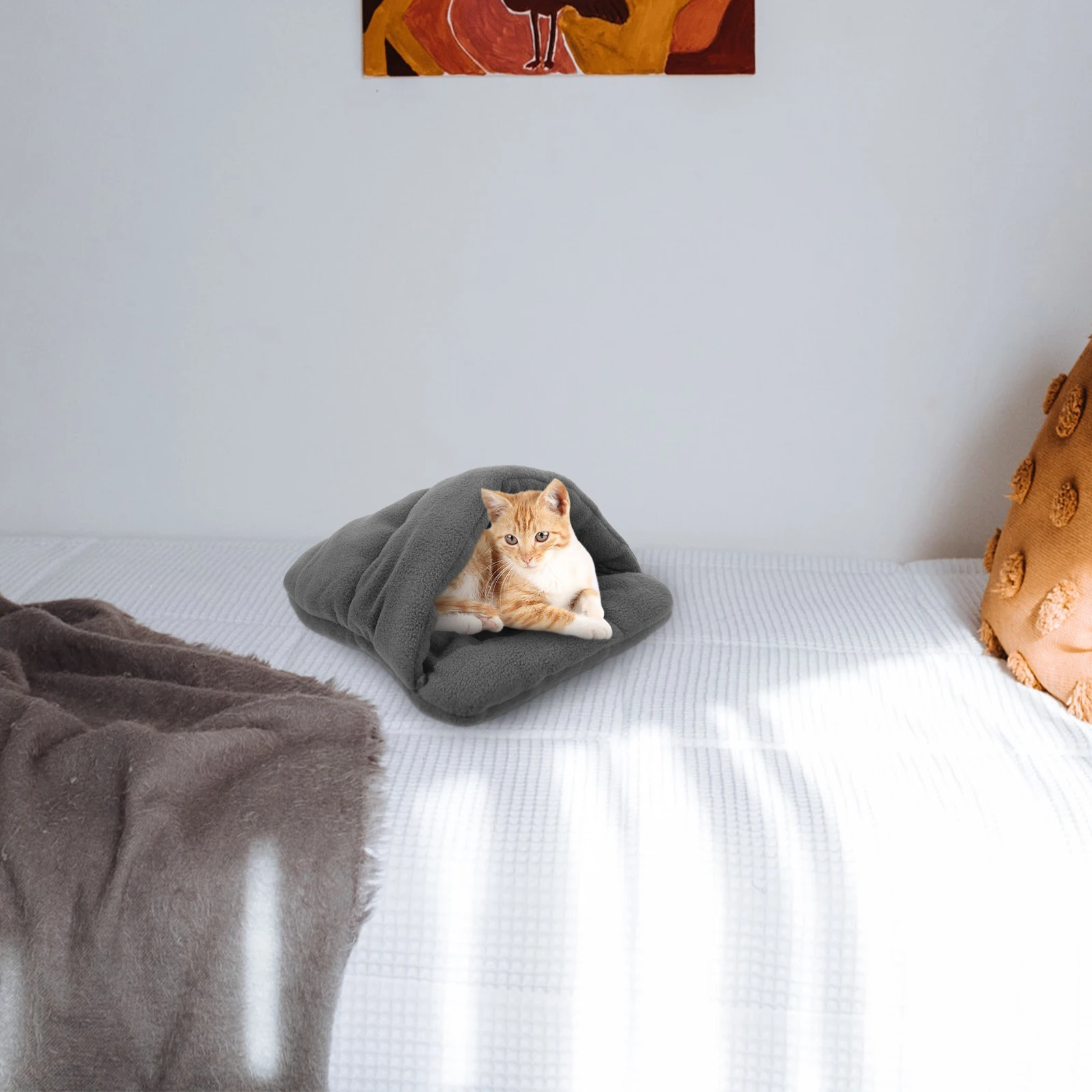 Pet Bed Soft Warm Cat Dog Beds Puppy Kitten Cave Mats Sleeping Cushion Pad Portable Ventilated Pet Supplies
Pet Bed Soft Warm Cat Dog Beds Puppy Kitten Cave Mats Sleeping Cushion Pad Portable Ventilated Pet Supplies