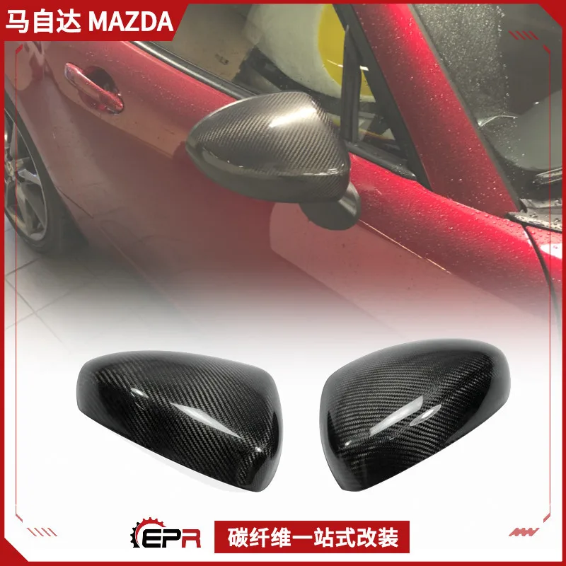Подходит для Miata Mazda MX5 ND RC RF модифицированная крышка зеркала заднего вида из углеродного волокна, крышка левого и правого зеркала заднего вида
Подходит для Miata Mazda MX5 ND RC RF модифицированная крышка зеркала заднего вида из углеродного волокна, крышка левого и правого зеркала заднего вида