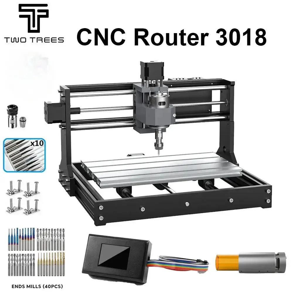 TwoTrees 3018 Pro CNC Engraving Machine Pcb Milling Machine Laser Engraving Machine Grbl Control CNC Tools For Acrylic Metal
TwoTrees 3018 Pro CNC Engraving Machine Pcb Milling Machine Laser Engraving Machine Grbl Control CNC Tools For Acrylic Metal