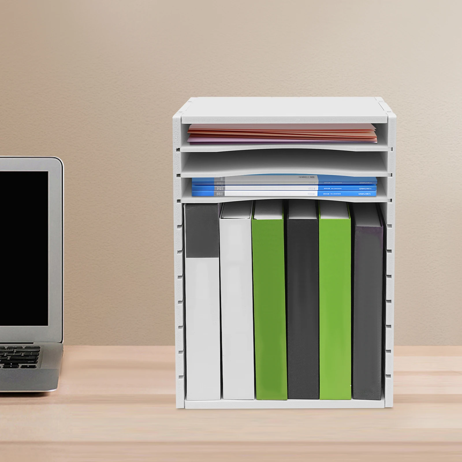 11-Layer Vertical Desktop Sorter, Multi-Directional Placement Fascinating DIY Design for Studio Craft Room Mailroom Cubicle Home
11-Layer Vertical Desktop Sorter, Multi-Directional Placement Fascinating DIY Design for Studio Craft Room Mailroom Cubicle Home