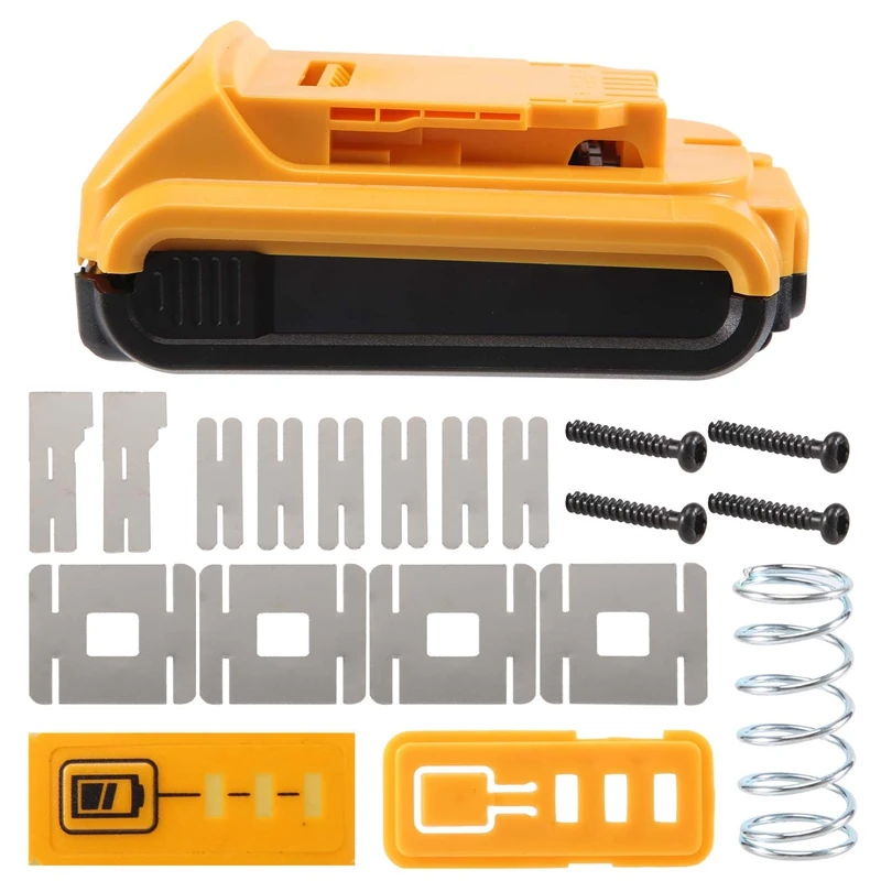 Пластиковый чехол для замены батареи AA58 для DeWalt 20 В DCB201, DCB203, DCB204, DCB200, 18 В, детали крышки литий-ионного аккумулятора для 3A 4A 5A
Пластиковый чехол для замены батареи AA58 для DeWalt 20 В DCB201, DCB203, DCB204, DCB200, 18 В, детали крышки литий-ионного аккумулятора для 3A 4A 5A