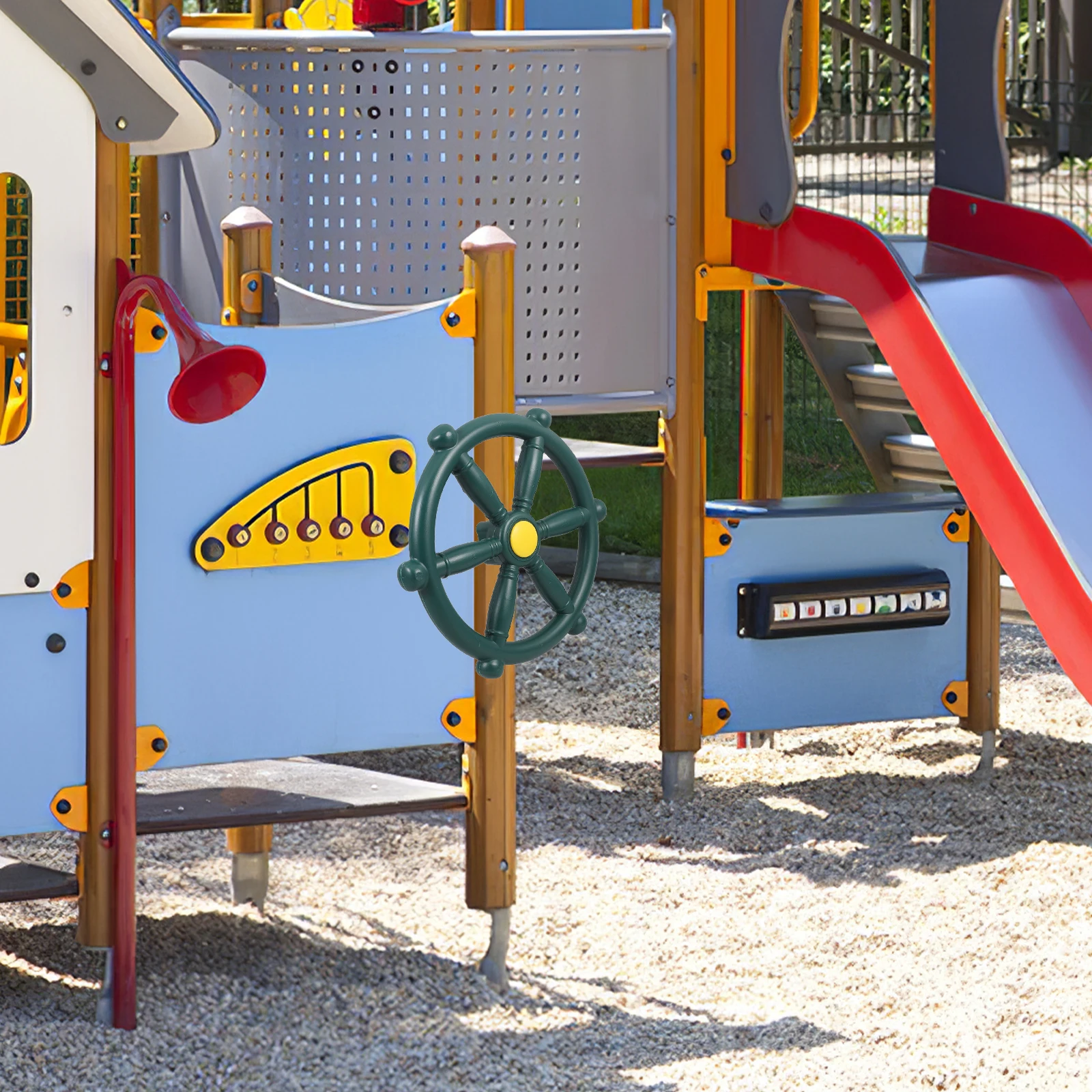 Sailboat Steering Wheel Swing Toys Playground Equipment Parts and Hardware For Playing Child
Sailboat Steering Wheel Swing Toys Playground Equipment Parts and Hardware For Playing Child