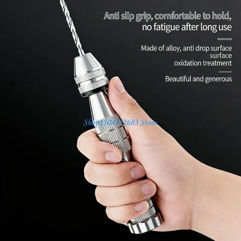0.8-3mm Hand Drill Set Aluminum Hand Drill Bit Jewelry Craft Hand Manual Drill
0.8-3mm Hand Drill Set Aluminum Hand Drill Bit Jewelry Craft Hand Manual Drill