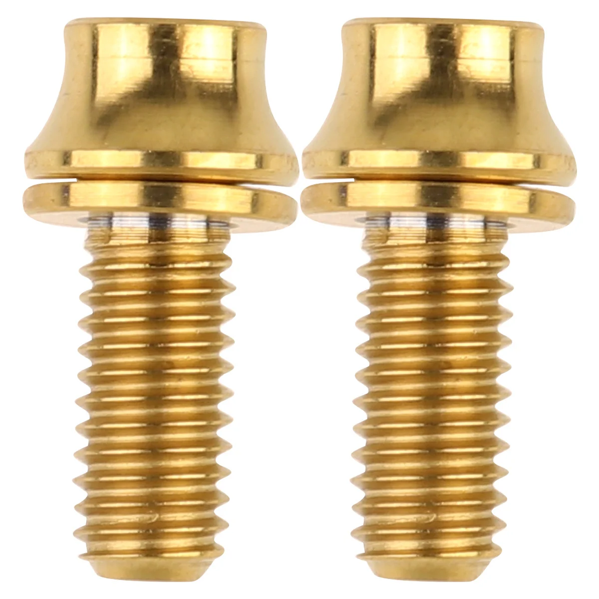 2Pcs M5x12mm Titanium Alloy Water Bottle Cage Screws Lightweight Durable Anti-Theft Mountain Bike Bicycle Screws
2Pcs M5x12mm Titanium Alloy Water Bottle Cage Screws Lightweight Durable Anti-Theft Mountain Bike Bicycle Screws