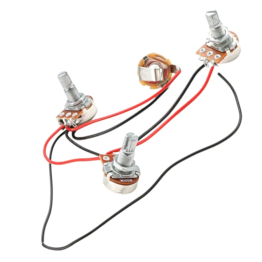 1 set Electronic Guitar Wiring Harness Metal Plastic Potentiometer Kit Lightweight Durable Electric Guitar Parts Replacement
1 set Electronic Guitar Wiring Harness Metal Plastic Potentiometer Kit Lightweight Durable Electric Guitar Parts Replacement