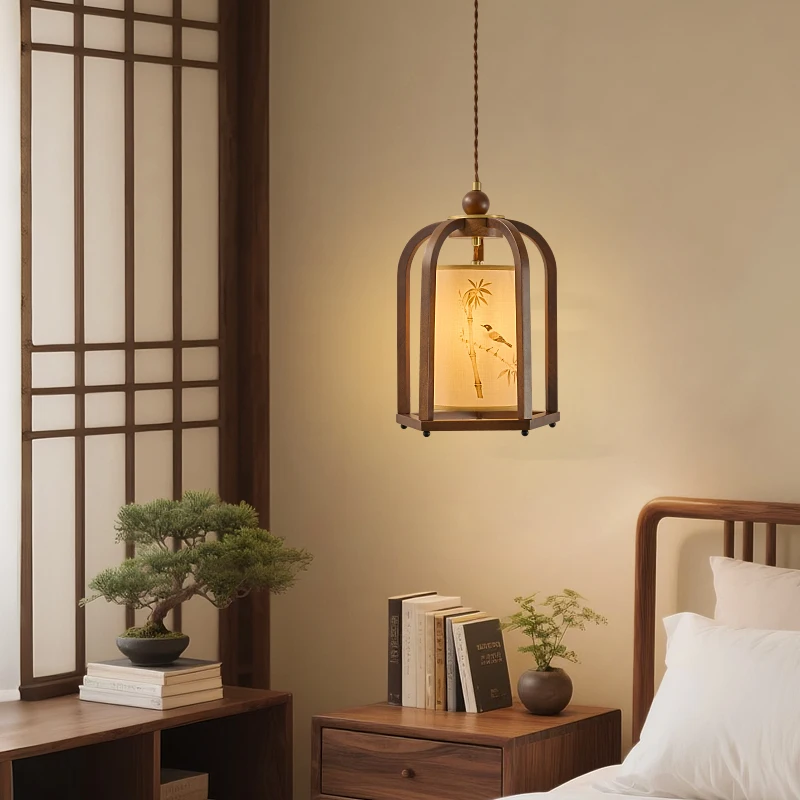 Retro Wooden Pendant Lights Hand Drawn Printed Lampshade Living Room Entrance Bedhead Restaurant Corridor Decor Atmosphere Light
Retro Wooden Pendant Lights Hand Drawn Printed Lampshade Living Room Entrance Bedhead Restaurant Corridor Decor Atmosphere Light