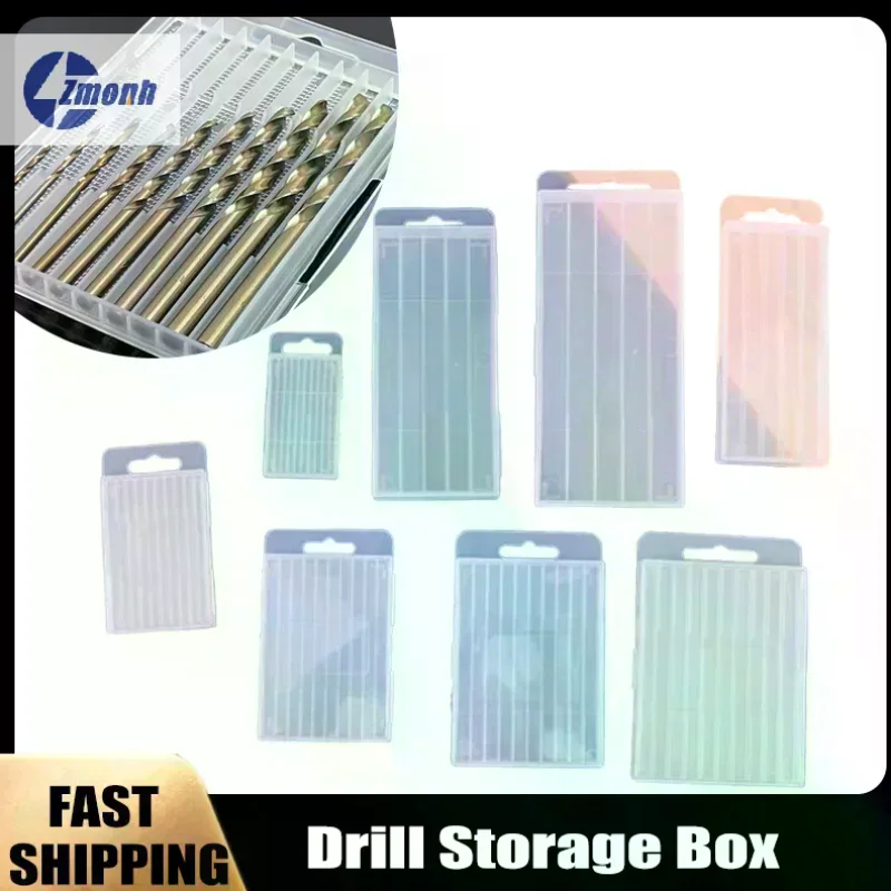 5/10 Hole Twist Drill Empty Box Plastic Transparent Packaging Case Toolbox Accessories Woodworking Drill Bit Tool Storage Boxes
5/10 Hole Twist Drill Empty Box Plastic Transparent Packaging Case Toolbox Accessories Woodworking Drill Bit Tool Storage Boxes