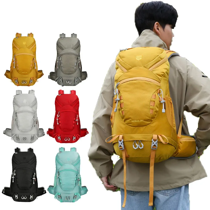 35l Unisex Large Capacity Hiking Backpack, Durable And Professional Outdoor Mountaineering Backpack Multi Functional Camping Bag
35l Unisex Large Capacity Hiking Backpack, Durable And Professional Outdoor Mountaineering Backpack Multi Functional Camping Bag