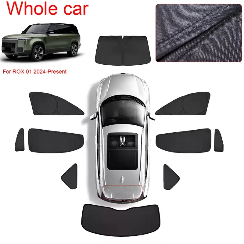 Car Blackout Privacy Window Shades For ROX 01 JISHI 2021-Present Auto Anti-UV Heat Insulation Protect Cover Interior Accessory
Car Blackout Privacy Window Shades For ROX 01 JISHI 2021-Present Auto Anti-UV Heat Insulation Protect Cover Interior Accessory