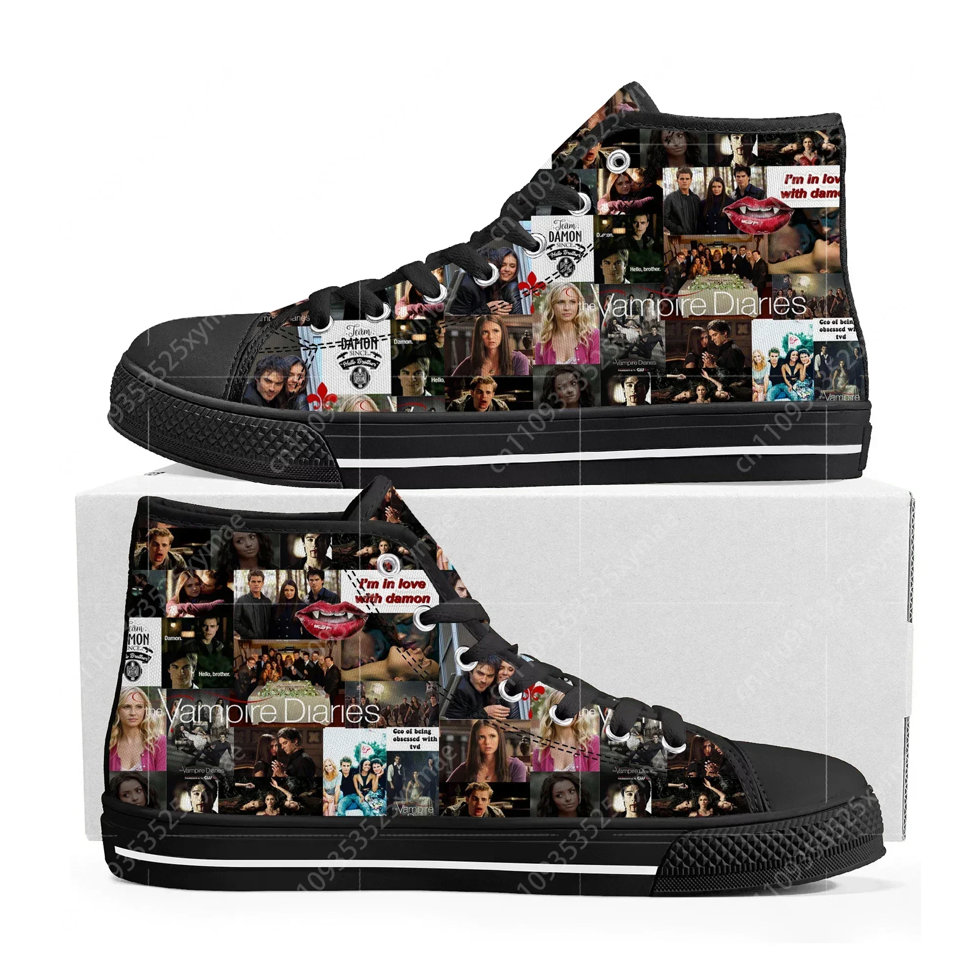 Hot The Vampire Diaries Damon Salvatore High Top Sneakers High Quality Mens Womens Canvas Sneaker Couple Shoes Custom Shoe
Hot The Vampire Diaries Damon Salvatore High Top Sneakers High Quality Mens Womens Canvas Sneaker Couple Shoes Custom Shoe