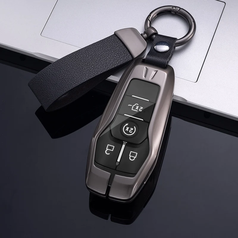 For Ford Fusion F-150 Edge Explorer Mustang Lincoln MKZ MKC Platinum 2016 F150 Lariat Metal Zinc Car Remote Key Case Cover
For Ford Fusion F-150 Edge Explorer Mustang Lincoln MKZ MKC Platinum 2016 F150 Lariat Metal Zinc Car Remote Key Case Cover