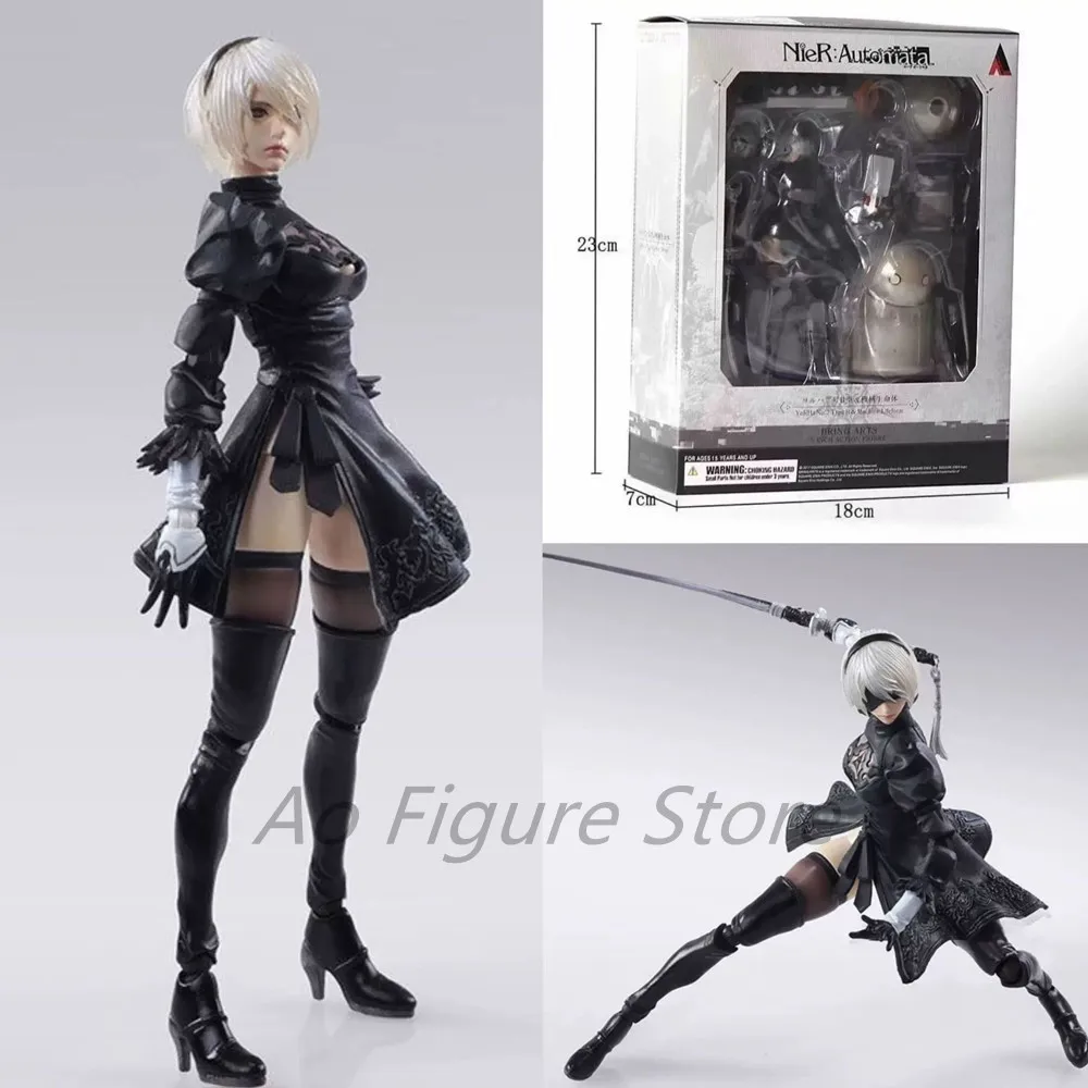 14cm NieR Automata YoRHa No. 2 Type B 2B fighting action figure PVC toys collection doll anime cartoon model for Christmas gift
14cm NieR Automata YoRHa No. 2 Type B 2B fighting action figure PVC toys collection doll anime cartoon model for Christmas gift