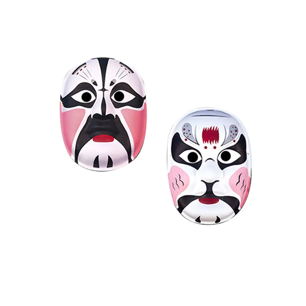 2Pcs Peking Opera Face Mask Handmade Paper Durable Lightweight Chinese Culture Figure Pattern Elastic Band for Festival Party 
2Pcs Peking Opera Face Mask Handmade Paper Durable Lightweight Chinese Culture Figure Pattern Elastic Band for Festival Party