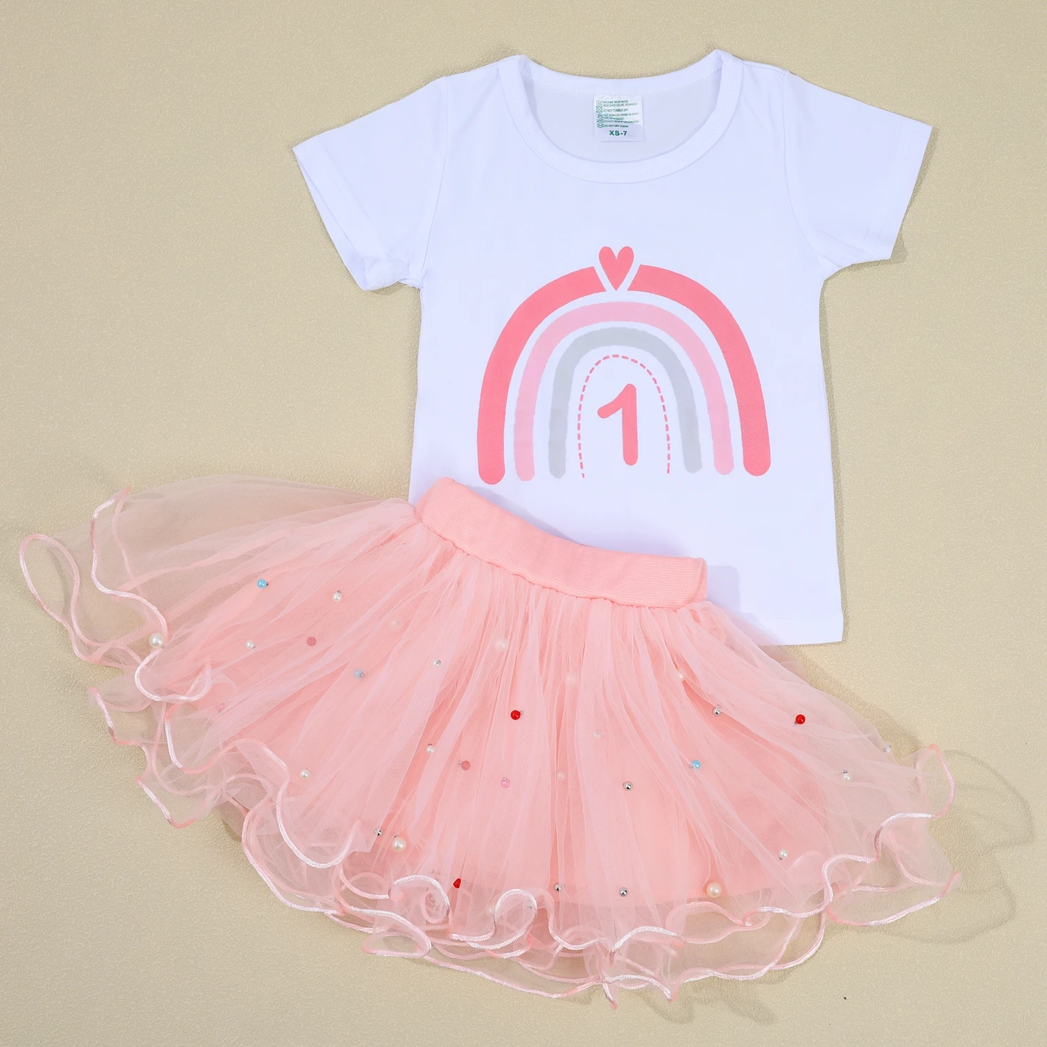First Birthday Baby Girl White T-shirt Pearl Tutu Skirt Princess 1st Birthday Outfit Baby Girl Summer Clothes Kids Cake Smash
First Birthday Baby Girl White T-shirt Pearl Tutu Skirt Princess 1st Birthday Outfit Baby Girl Summer Clothes Kids Cake Smash