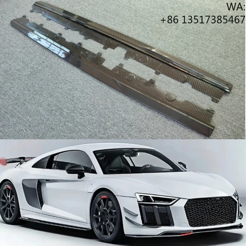 P-style Dry Carbon Fiber Side Skirts, Skirt Edges, and Spoiler Body Parts Upgrade for Audi R8
P-style Dry Carbon Fiber Side Skirts, Skirt Edges, and Spoiler Body Parts Upgrade for Audi R8