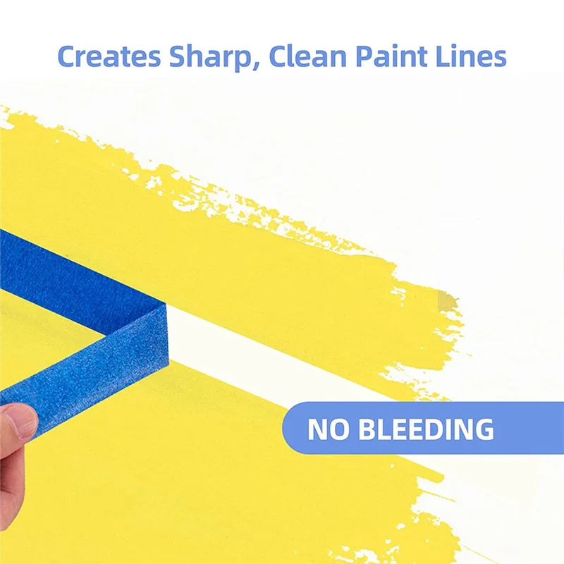 Best Of 2025 — Blue Painters Tape, 6 упаковок по 1 дюйм X 55 ярдов, малярная лента из креповой бумаги, лента для рисования стен, поделок
Best Of 2025 — Blue Painters Tape, 6 упаковок по 1 дюйм X 55 ярдов, малярная лента из креповой бумаги, лента для рисования стен, поделок