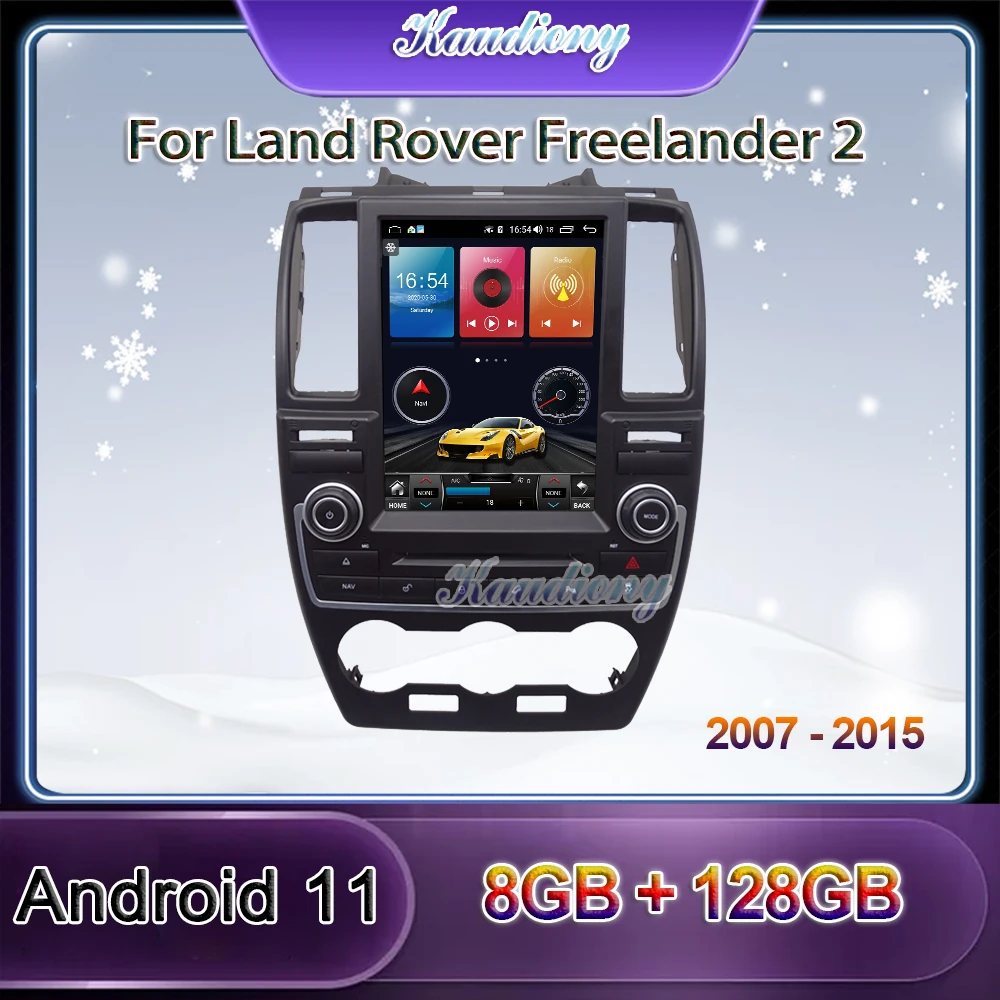 Автомагнитола Kaudiony в стиле Tesla на Android 11 для Land Rover Freelander 2, DVD-плеер, автонавигация, 4G стерео DSP 2007-2015
Автомагнитола Kaudiony в стиле Tesla на Android 11 для Land Rover Freelander 2, DVD-плеер, автонавигация, 4G стерео DSP 2007-2015