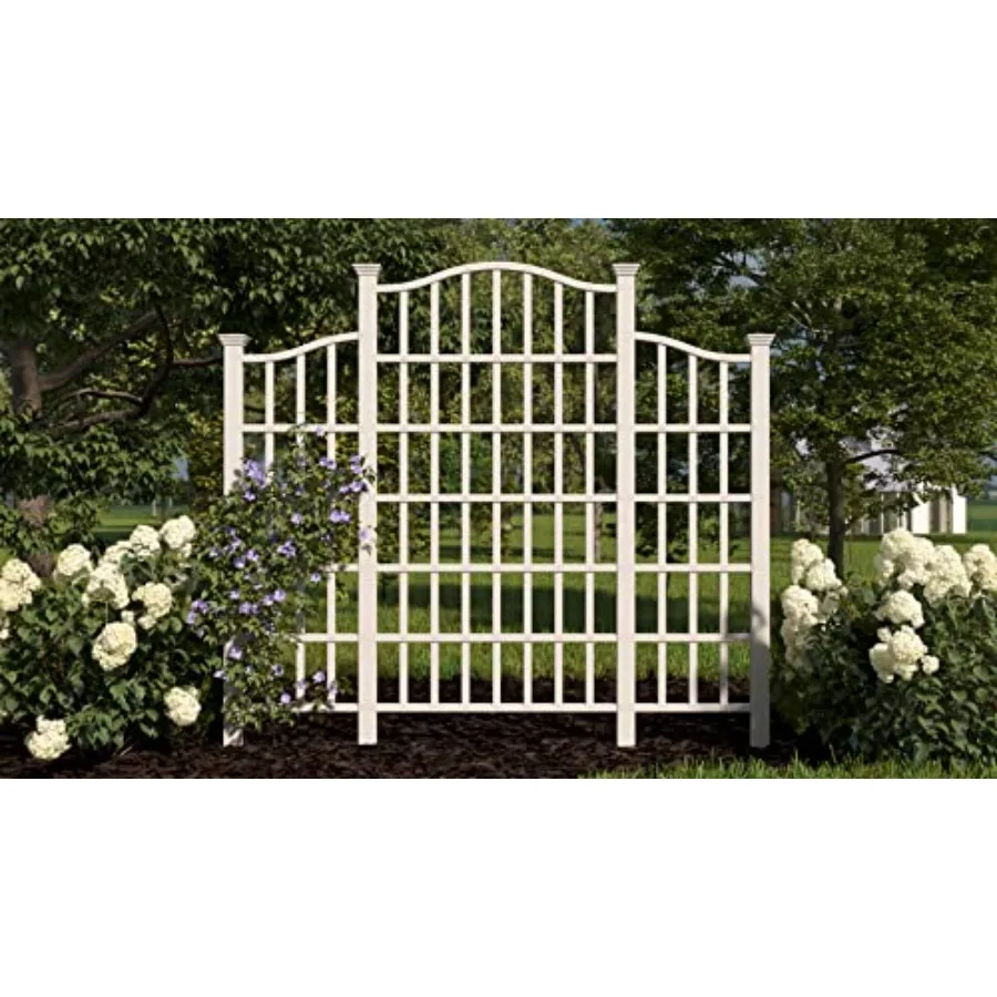 Regency Vinyl Trellis 107 L x 95 H White Privacy Screen for Climbing Plants Vines BPA Phthalate-Free PVC Durable Outdoor Lattic
Regency Vinyl Trellis 107 L x 95 H White Privacy Screen for Climbing Plants Vines BPA Phthalate-Free PVC Durable Outdoor Lattic