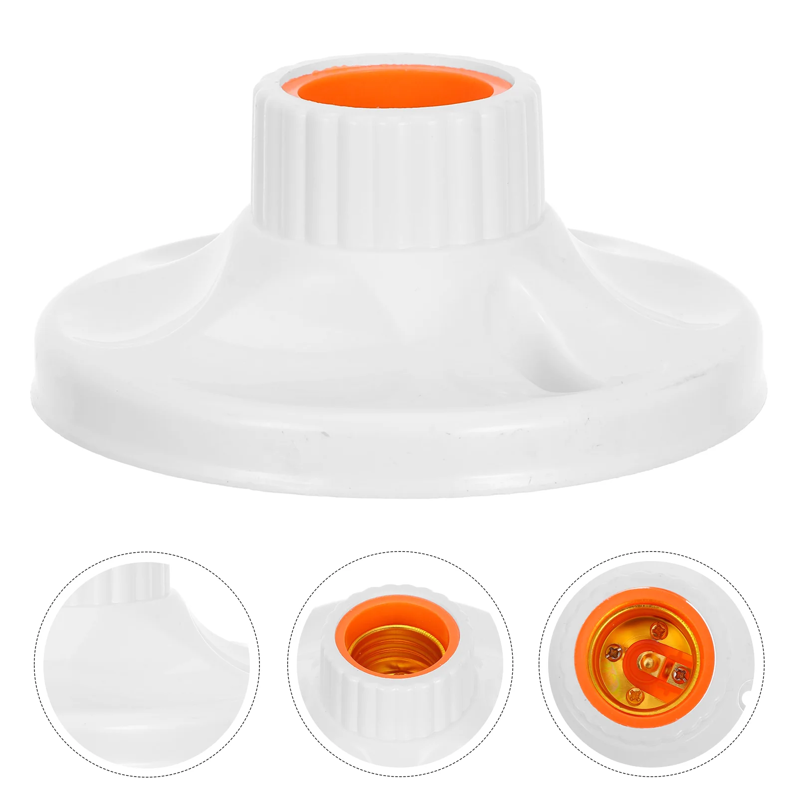 24 Pcs Lamp Holder Base Ceiling Light Socket Bulb Sockets Led Bulbs Thicken Single Fixture Bakelite
24 Pcs Lamp Holder Base Ceiling Light Socket Bulb Sockets Led Bulbs Thicken Single Fixture Bakelite