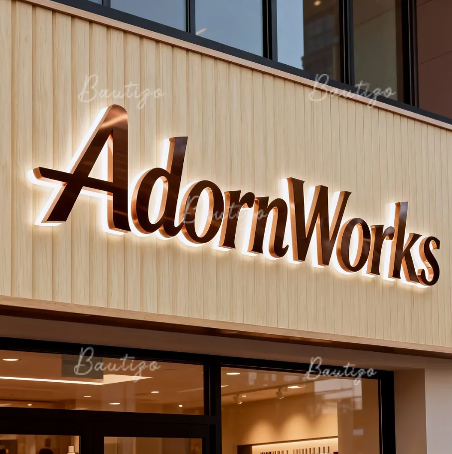 Пользовательские 3D бизнес-реклам логотип вывеска металлическая настенная художественная вывеска с подсветкой буквенное украшениеWorks уличная водонепроницаемая вывеска
Пользовательские 3D бизнес-реклам логотип вывеска металлическая настенная художественная вывеска с подсветкой буквенное украшениеWorks уличная водонепроницаемая вывеска