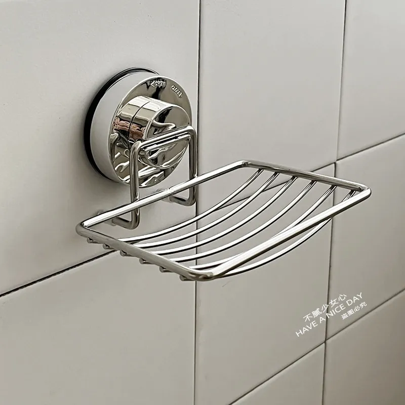 Suction Cup Soap Box No Punching Wall-mounted Drain Rack Toilet Bathroom Soap Box Stainless Steel Mesh Rack
Suction Cup Soap Box No Punching Wall-mounted Drain Rack Toilet Bathroom Soap Box Stainless Steel Mesh Rack