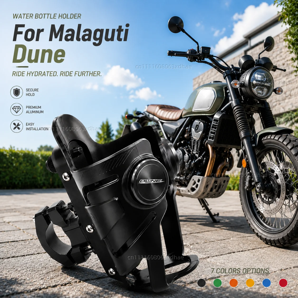 Motorcycle Water Bottle Holder For Malaguti Dune 2020-2024 Coffee Beverage Tea Cup Support Modification Accessories
Motorcycle Water Bottle Holder For Malaguti Dune 2020-2024 Coffee Beverage Tea Cup Support Modification Accessories