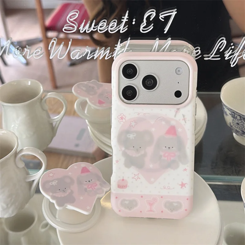 Cute Pink Cat Heart Phone Case For iPhone 17 16 15 Pro Max 3D Kawaii Star For MagSafe Cover Grip Stand Shockproof Case
Cute Pink Cat Heart Phone Case For iPhone 17 16 15 Pro Max 3D Kawaii Star For MagSafe Cover Grip Stand Shockproof Case