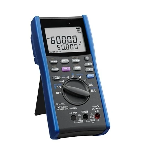 Цифровой мультиметр HIOKI DT4281 DT4282 с 60000-точечным дисплеем для измерения напряжения переменного и постоянного тока
Цифровой мультиметр HIOKI DT4281 DT4282 с 60000-точечным дисплеем для измерения напряжения переменного и постоянного тока