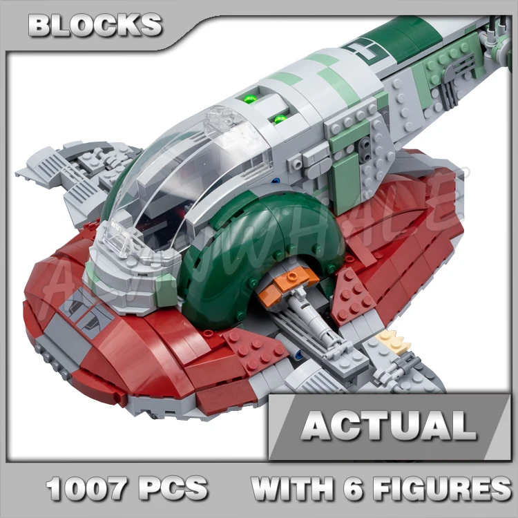 1007pcs Star Plan 20th Anniversary Edition Slave I Starship Carry Handle 11430 Building Blocks Toy Compatible With Model
1007pcs Star Plan 20th Anniversary Edition Slave I Starship Carry Handle 11430 Building Blocks Toy Compatible With Model