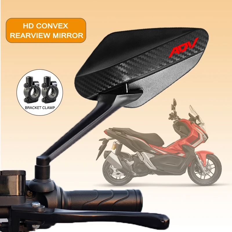 Carbon Fiber Rearview Mirror Adjustable Motorcycle Convex Mirrors 8mm For PCX HONDA PCX125 PCX150 PCX 125 150 ADV150 Custom LOGO
Carbon Fiber Rearview Mirror Adjustable Motorcycle Convex Mirrors 8mm For PCX HONDA PCX125 PCX150 PCX 125 150 ADV150 Custom LOGO