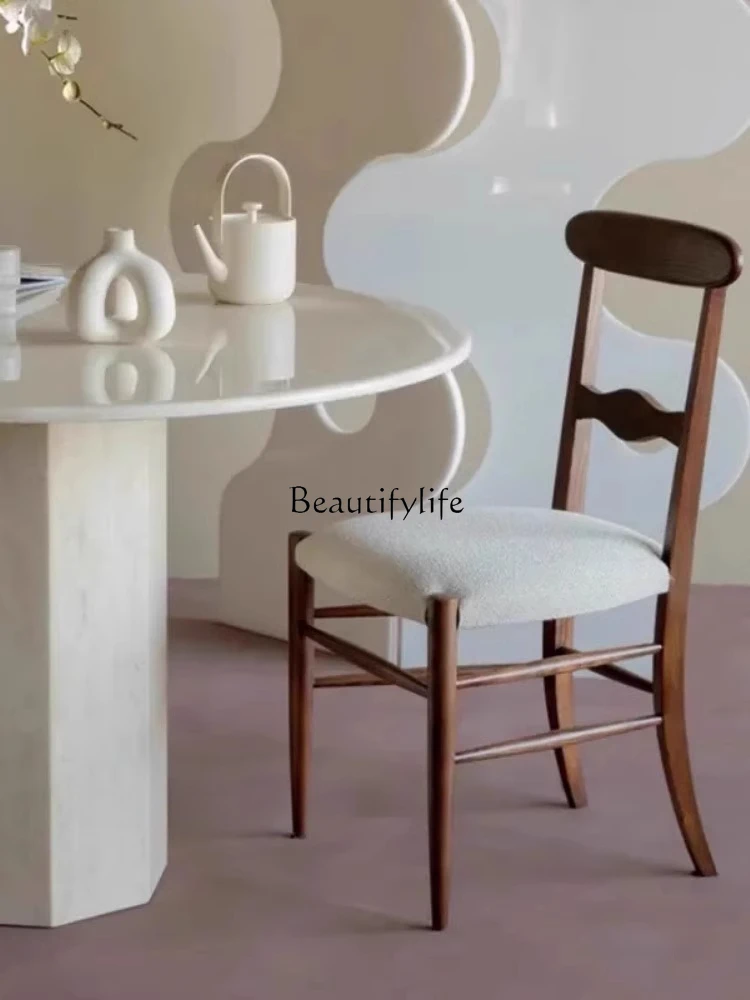 Medieval style solid wood dressing chair retro soft bag designer fabric coffee chair
Medieval style solid wood dressing chair retro soft bag designer fabric coffee chair