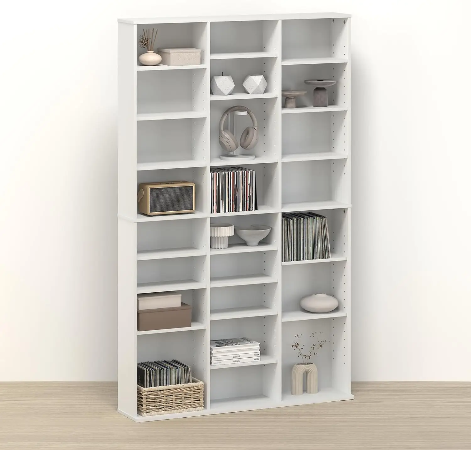 Toki 24-Shelf DVD Storage Tower, Adjustable CD Rack & Media Shelf Organizer, Slim Media Storage Cabinet for Living Room, Bedroom
Toki 24-Shelf DVD Storage Tower, Adjustable CD Rack & Media Shelf Organizer, Slim Media Storage Cabinet for Living Room, Bedroom