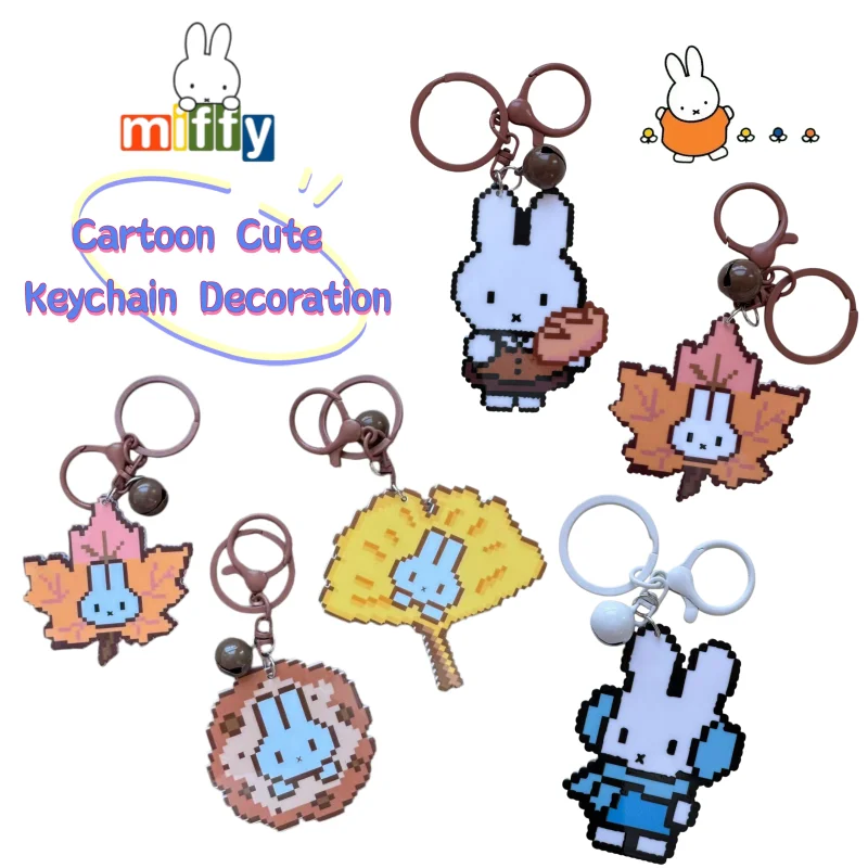 New Miffy Rabbit Keychain Decorative Cartoon Shape Cute Men and Women Student Schoolbag Acrylic Pendant Small Gift Wholesale
New Miffy Rabbit Keychain Decorative Cartoon Shape Cute Men and Women Student Schoolbag Acrylic Pendant Small Gift Wholesale