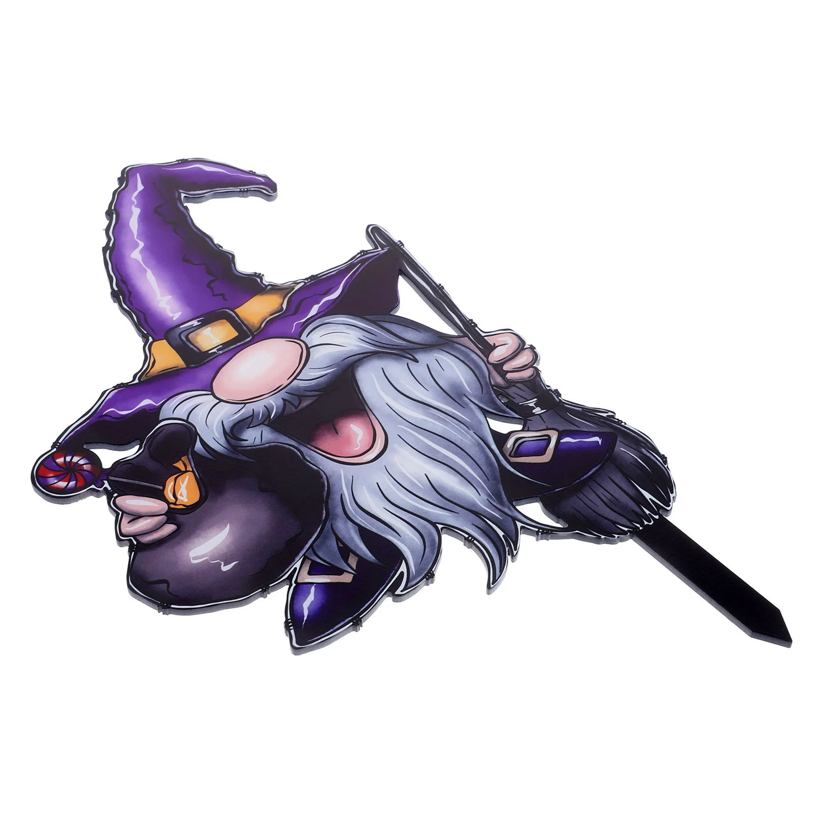 Sign Stakes Cartoon Gnome Signs for Garden Halloween Witch Yard Decorations Party
Sign Stakes Cartoon Gnome Signs for Garden Halloween Witch Yard Decorations Party