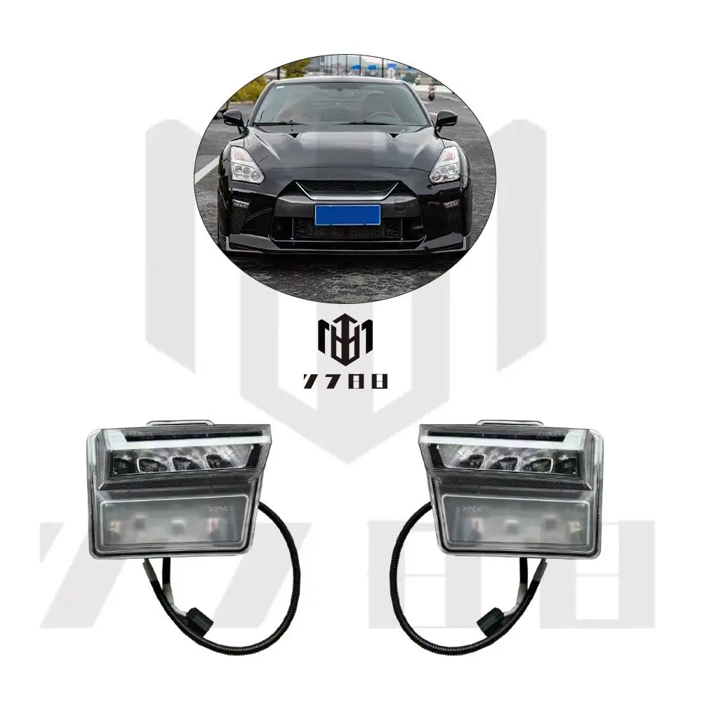 Для R35 GTR 2017-2021передний бампер светодиодные дневные ходовые огни DRL
Для R35 GTR 2017-2021передний бампер светодиодные дневные ходовые огни DRL